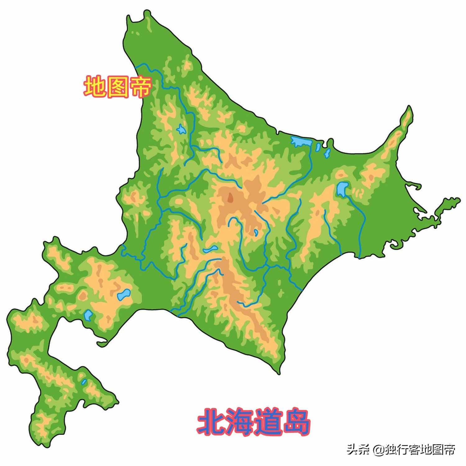 日本最大的岛屿（日本北海道岛）