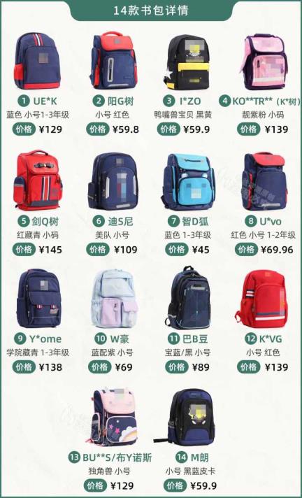 书包品牌（豪侈品书包有哪些品牌）