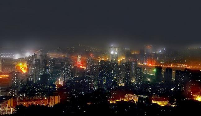 灯火夜景很美的句子