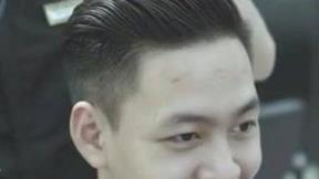 男生额头窄合适甚么发型