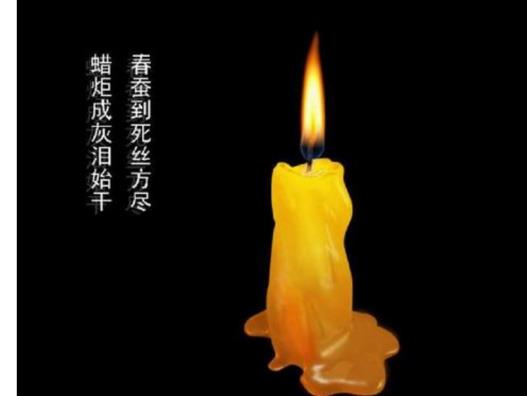 春蚕到死丝方尽蜡炬灰泪始干意义是甚么